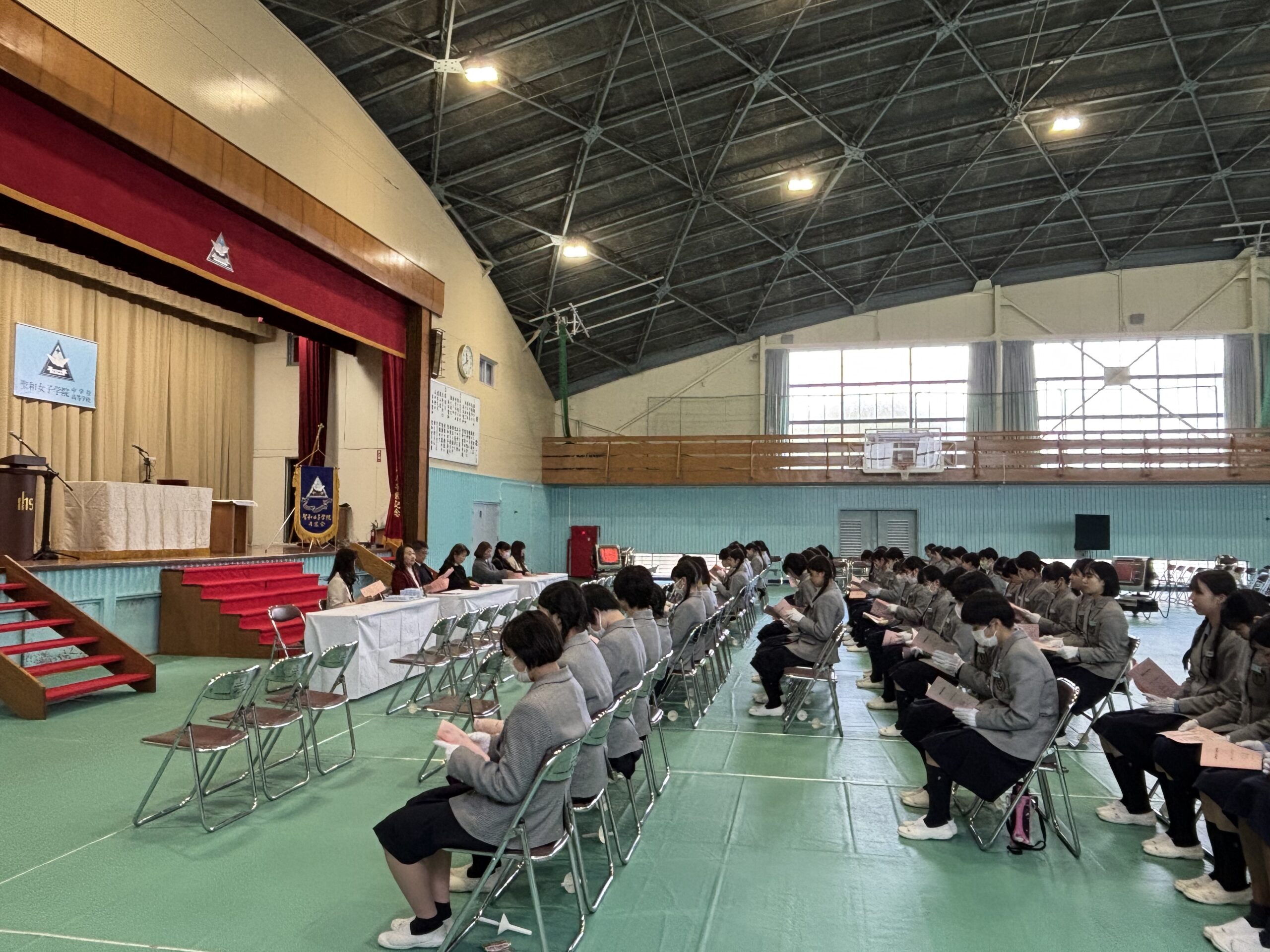 令和６年度　聖苑会入会式を行いました